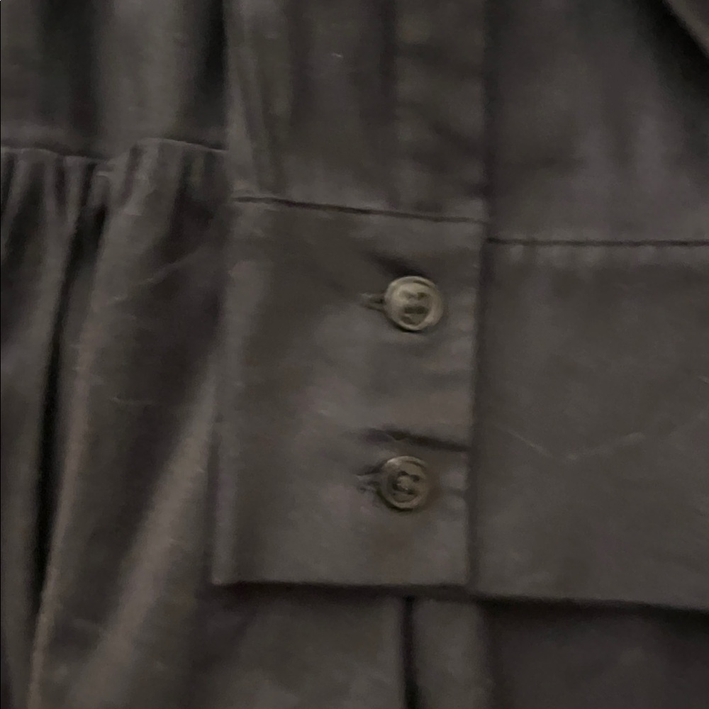 Reformation Charcoal Button-Up Blouse - Picture 5 of 6